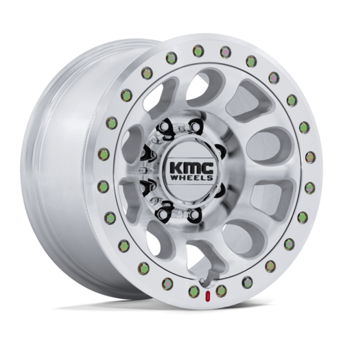 KMC KM241 E25 Beadlock OBS 8-lug wheel Machined finish for 1988-1999 Chevy/GMC C/K2500/C/K3500 trucks