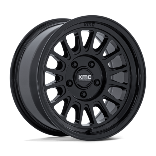 KMC KM733 Impact FFT OBS 8-lug wheel Gloss Black finish for 1988-1999 Chevy/GMC C/K2500/C/K3500 trucks