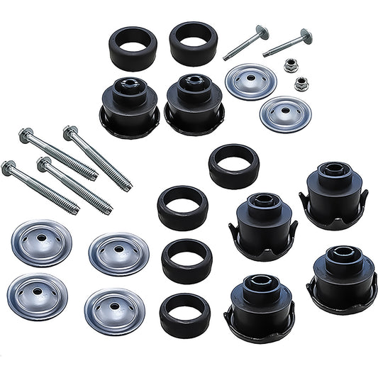 Fleetside Standard Cab Body Mount Set - 6 Bushings, 26 Total Pieces