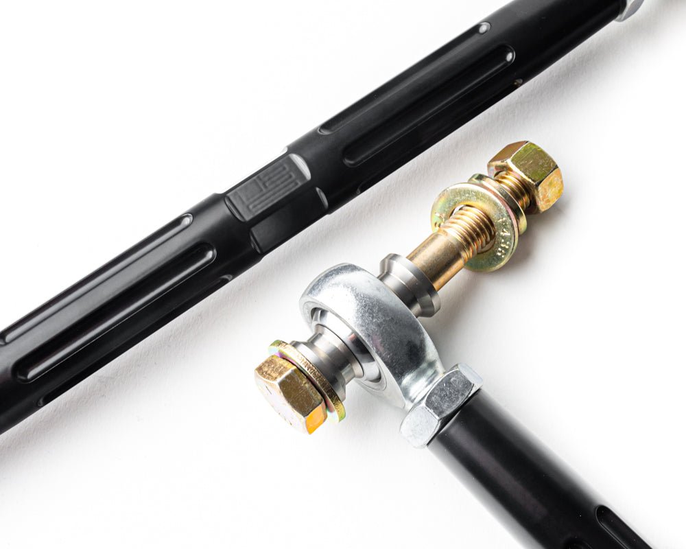 Billet Narrowed Tie Rods black heim joint