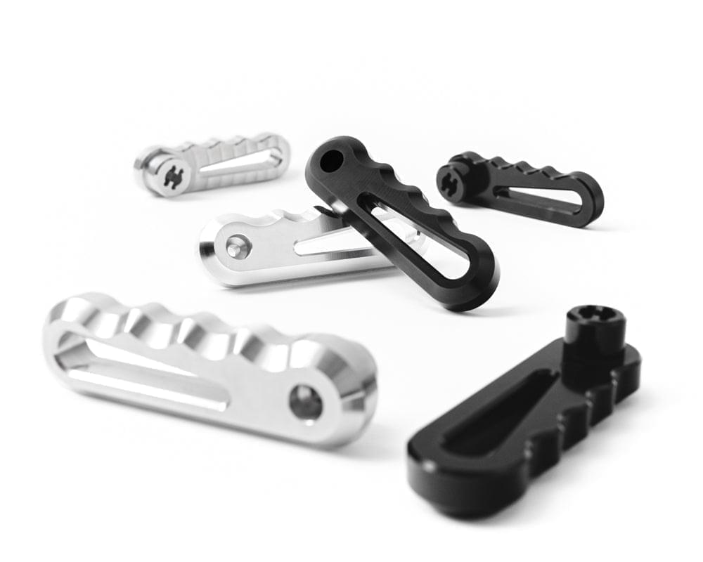 Chevy GMC OBS 1995-1999 Billet Seat Levers Extra Cab 3 Lever Set