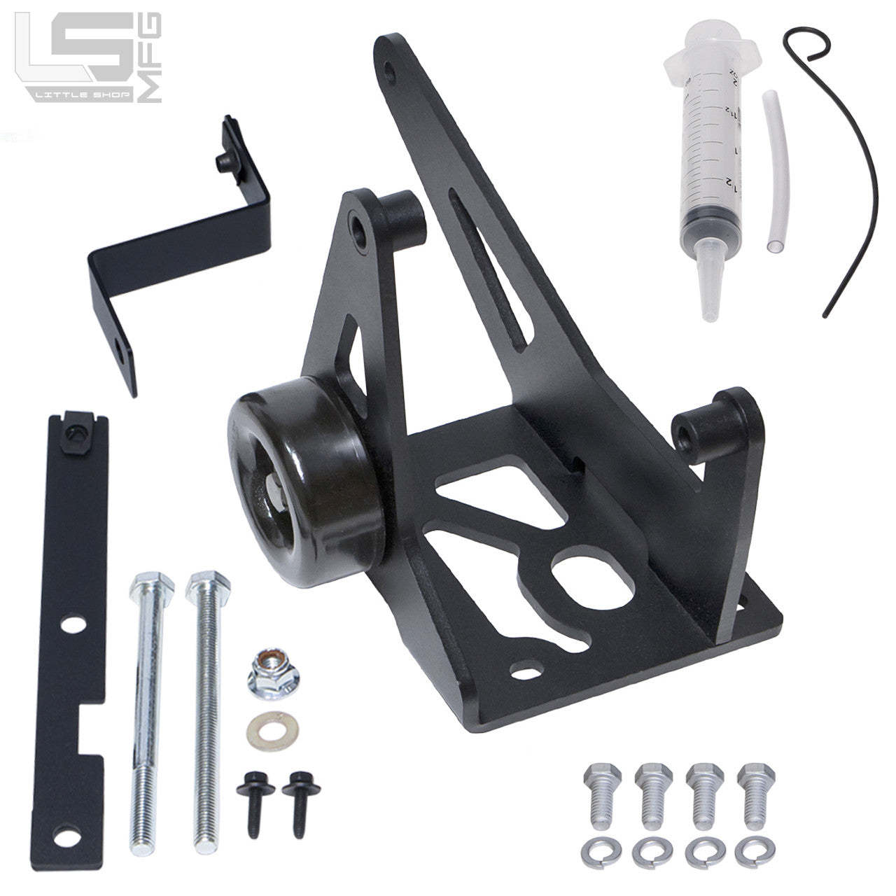 GM LS Belt Driven Compressor Kit mounted on engine
