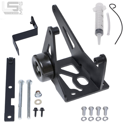 GM LS Belt Driven Compressor Kit mounted on engine