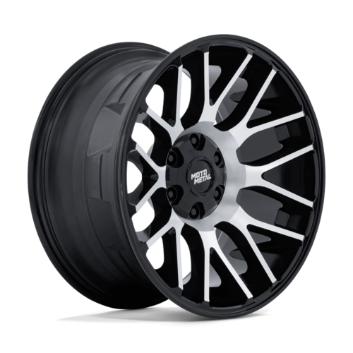Moto Metal MO816 Overlook 8x165.1 Gloss Black w/ Machined