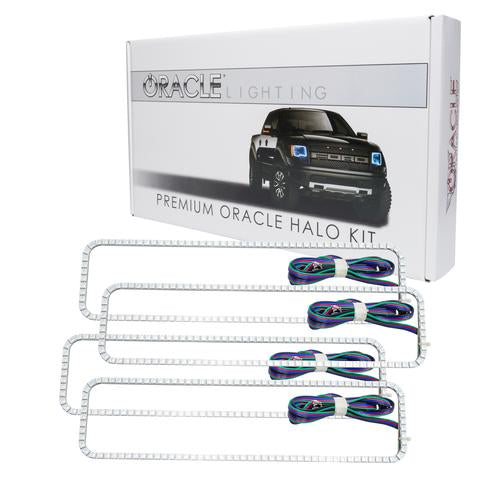 1988-1998 GMC Sierra LED Headlight Dual Halo Kit (Style 334)