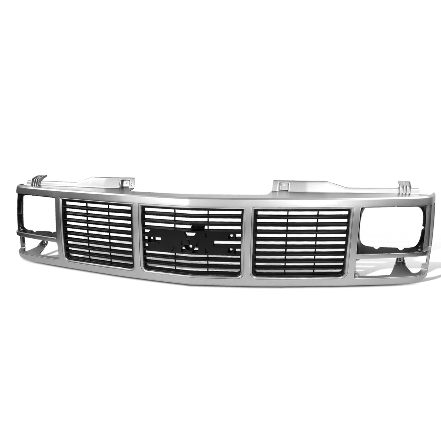 DNA Motoring OEM-Style Grille - 88-93 GMC - Silver/Dark Argent