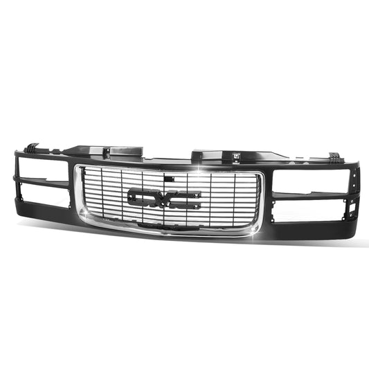 DNA Motoring OEM-Style Grille - 94-01 GMC - Chrome/Black