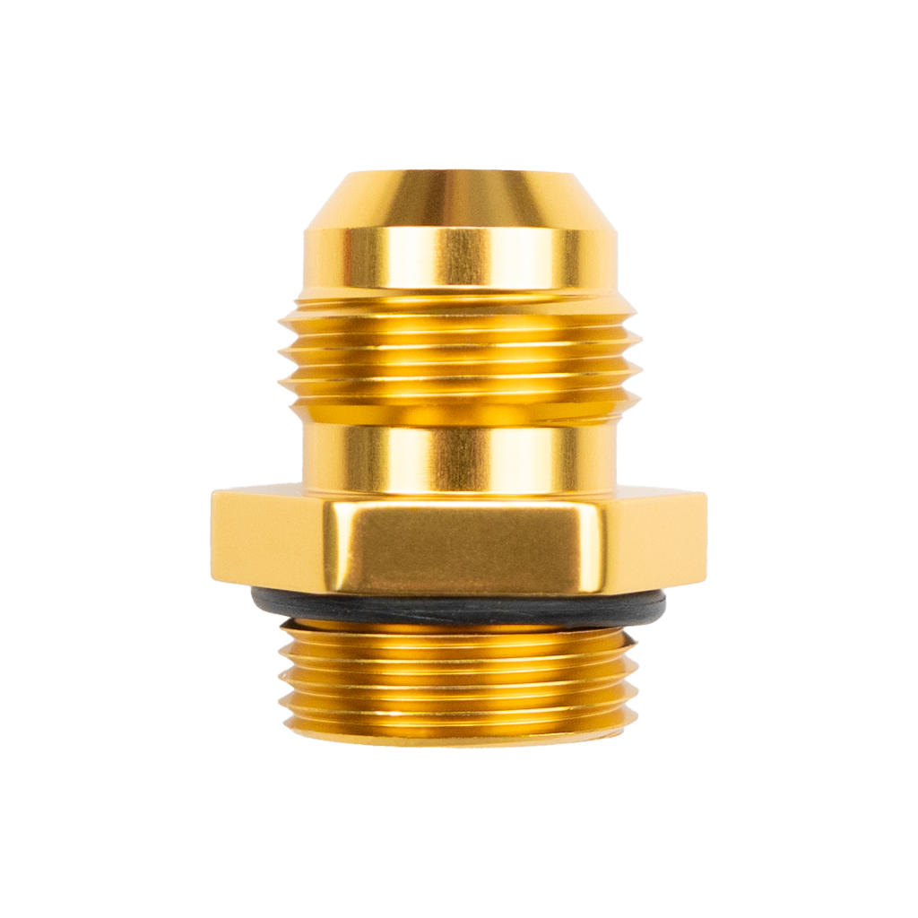 -16 AN to -12 AN ORB Adapter Gold
