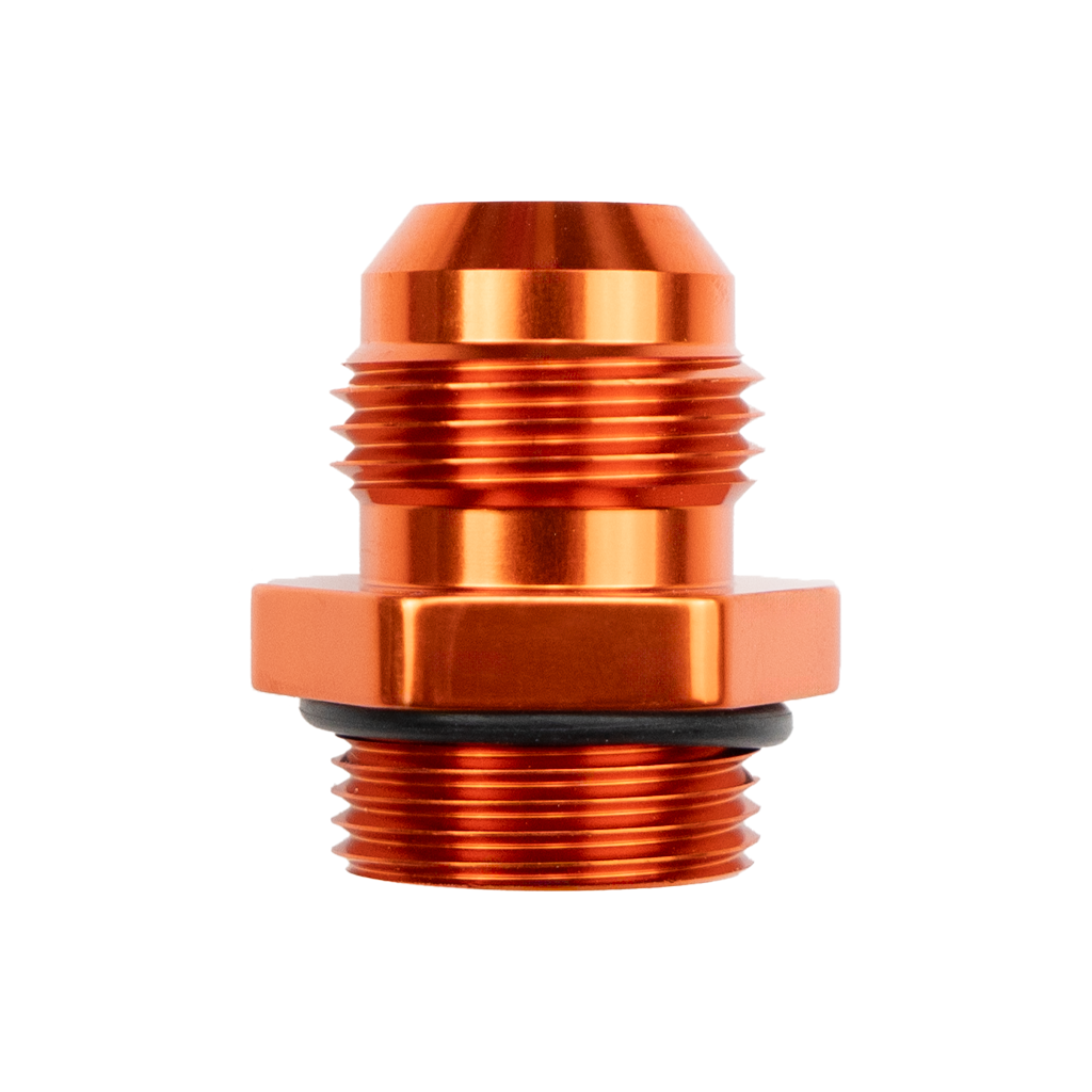 -10 AN to M22x1.5mm ORB Adapter Orange