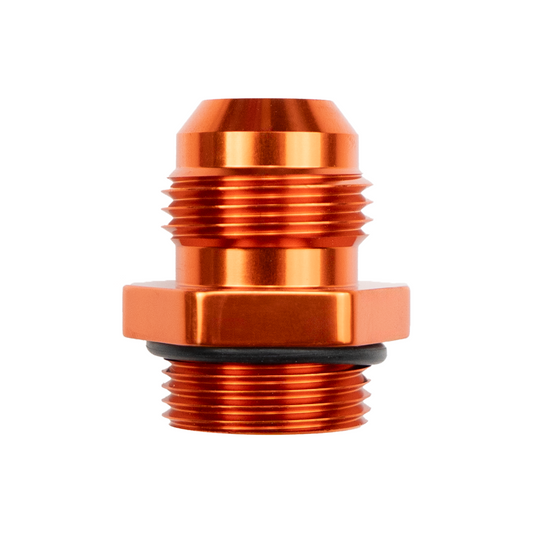 -10 AN to M22x1.5mm ORB Adapter Orange
