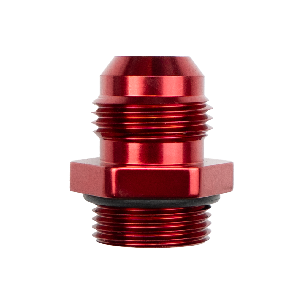 -8 AN to -10 AN ORB Adapter Red