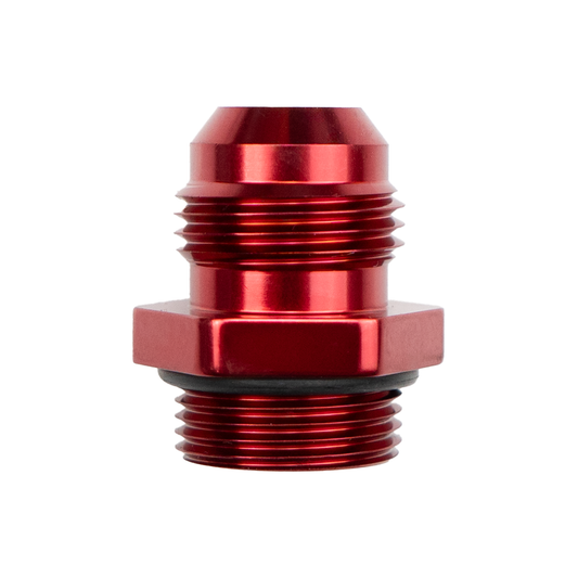 -10 AN to -8 AN ORB Adapter Red