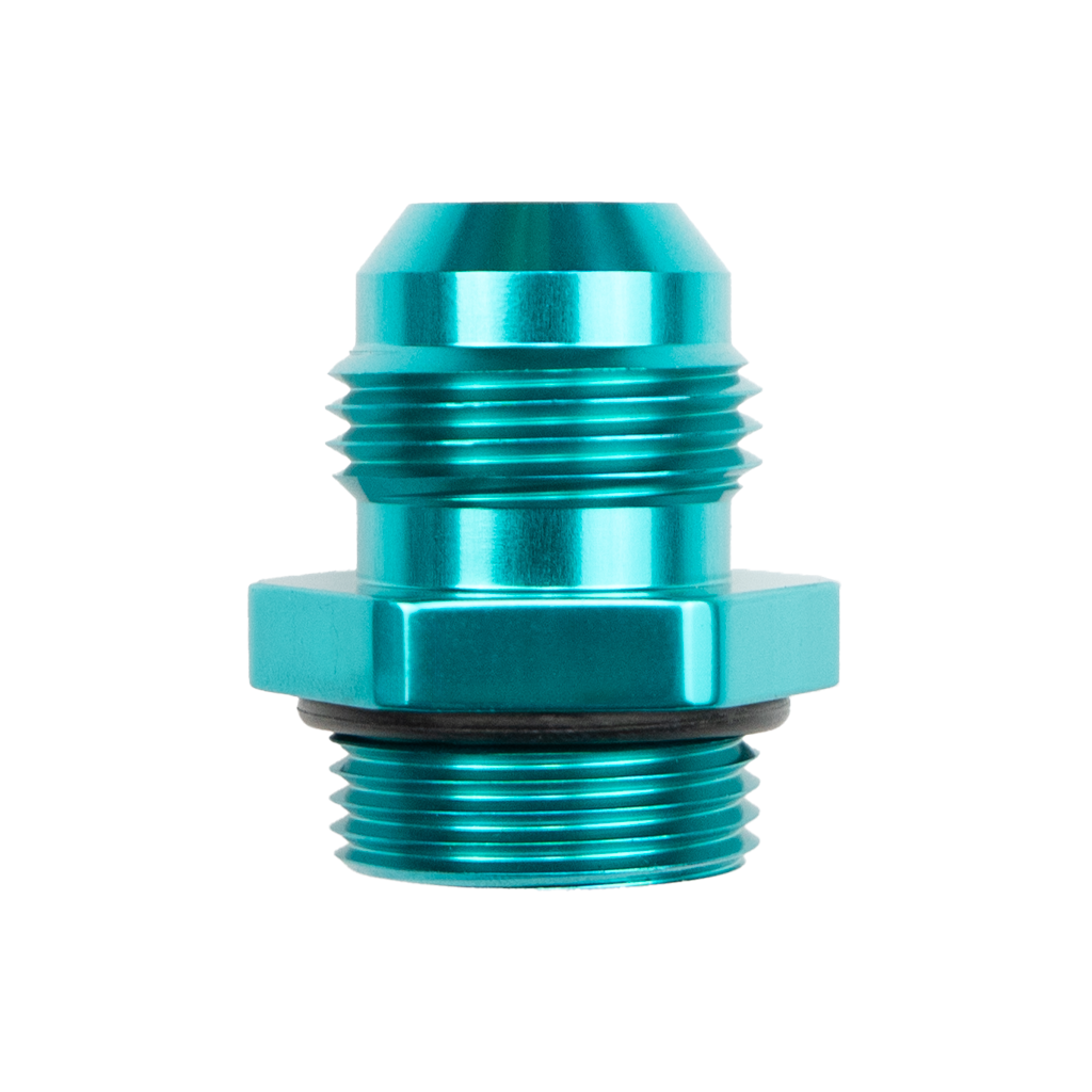 -8 AN to -8 AN ORB Adapter Teal