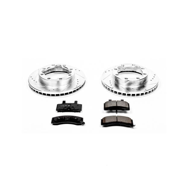 PowerStop Z23 Evolution Front Brake Kit - 1988-1998 Chevy/GMC C2500/C3500