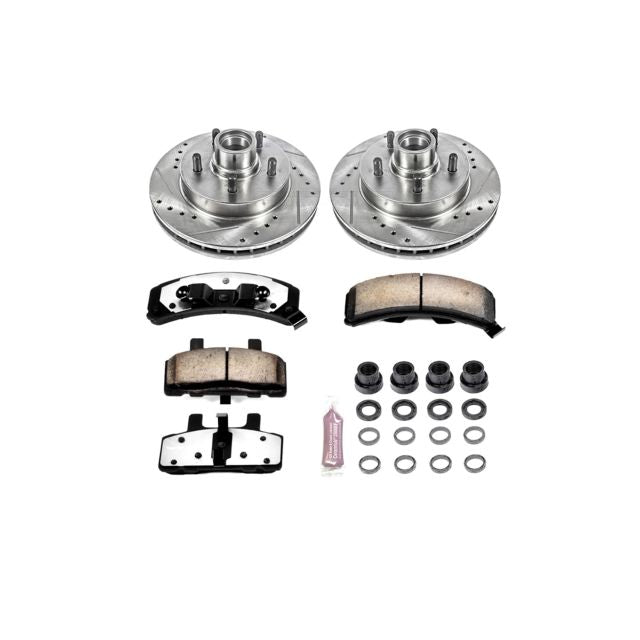 PowerStop Z36 Truck & Tow Front Brake Kit - 1995-1999 Chevy/GMC C1500