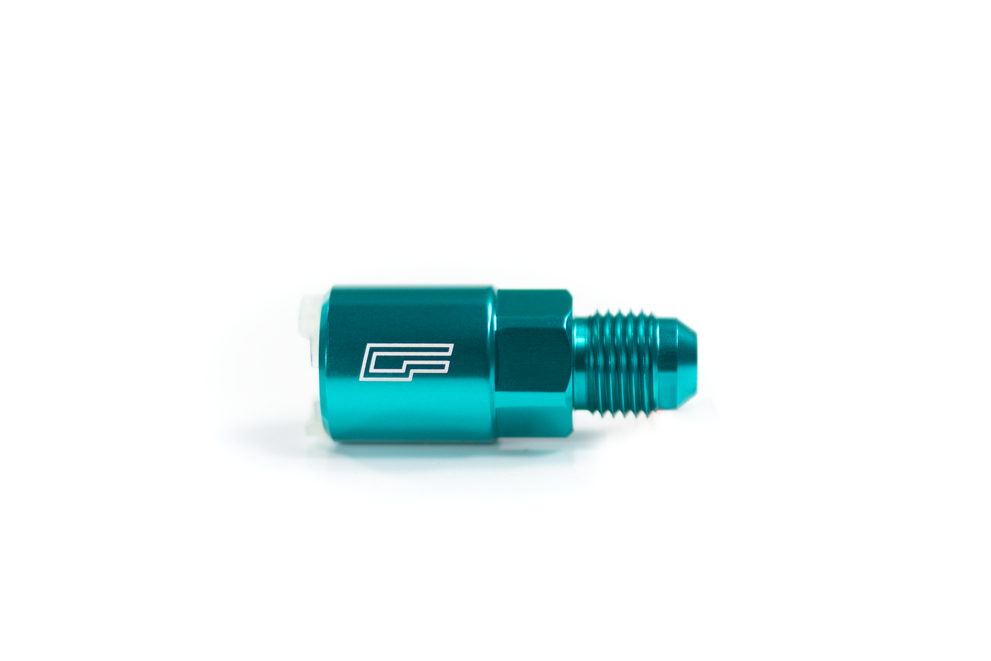 EFI Connector AN6 to 5/16in Quick Connect Teal
