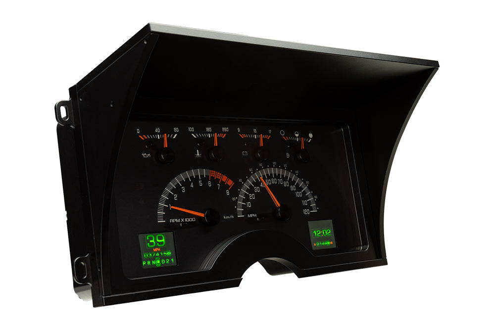 Dakota Digital RTX-92C-PU-X kit angle view