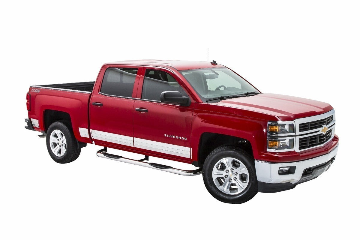ICI SE-T0269-304M: 1992-1999 Chevrolet OBS Suburban W/ Flares 5" Wide 10-Piece Rocker Panel Kit - Special Edition Stainless Steel