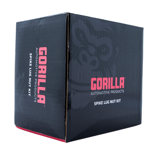 Gorilla Short Spike Lug Nut Kit Red