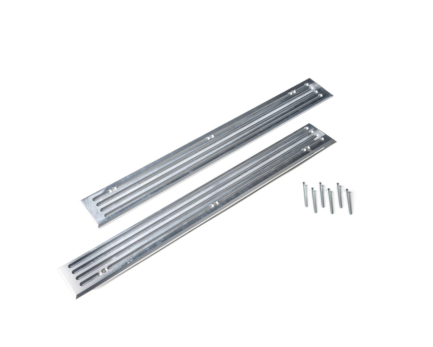 Billet rear door sill plates for 1988-1998 Chevy GMC OBS crew cab