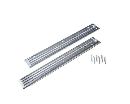 Billet rear door sill plates for 1988-1998 Chevy GMC OBS crew cab