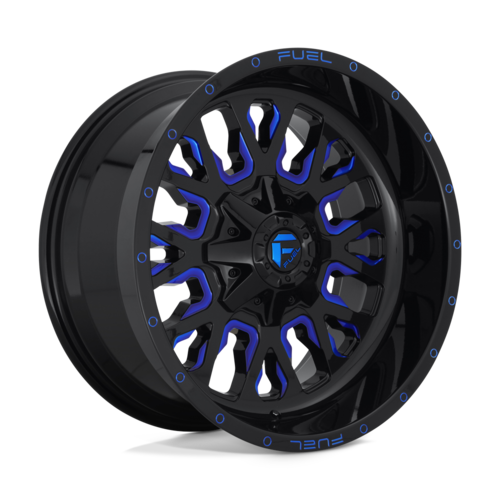 D645 Stroke Gloss Black Milled Candy Blue