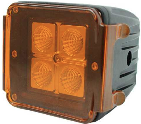 LED Pod Covers Amber & Black