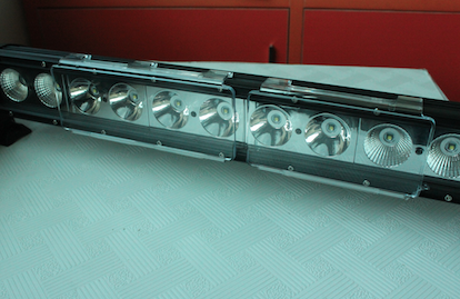 Amber Double Row Light Bar Covers