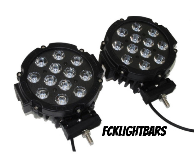 7-Inch FCK RP-RF Round LED Light Pod