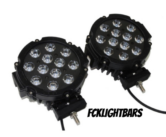 7-Inch FCK RP-RF Round LED Light Pod