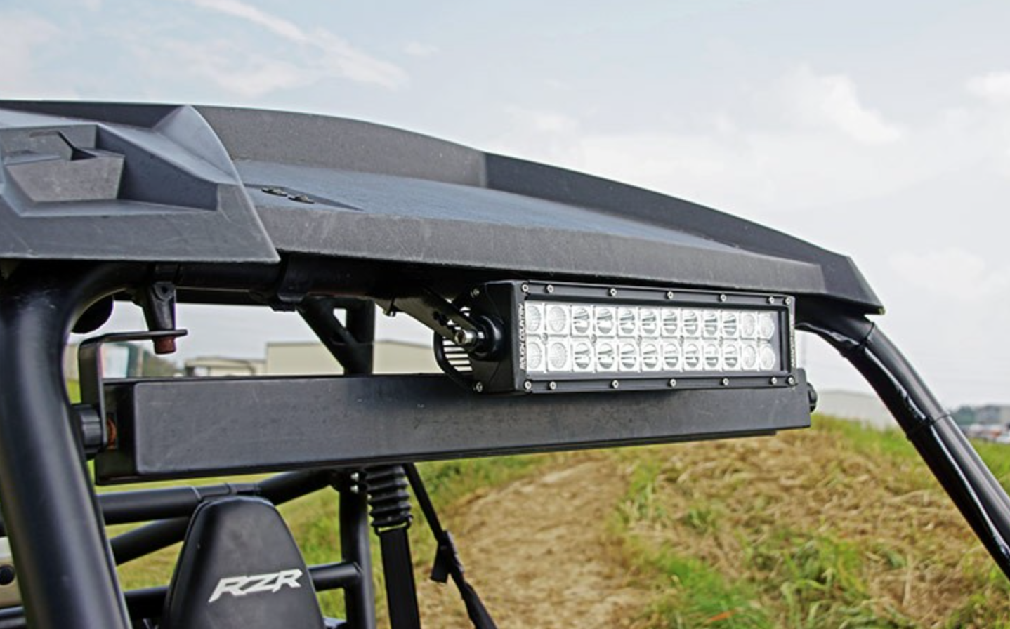 Universal Led Light Mounting Clamps - Tubular Mounts Installed