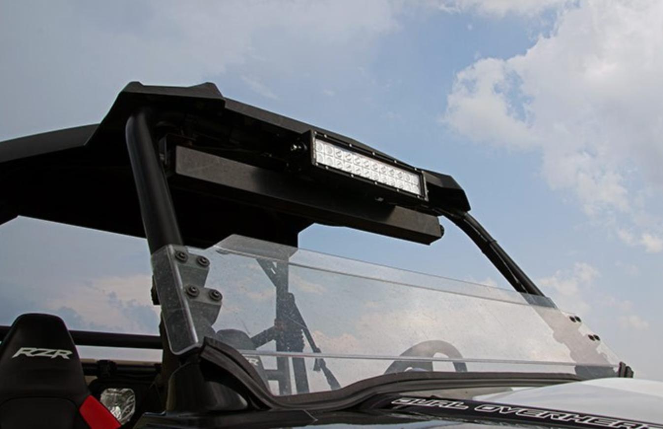 Universal Led Light Mounting Clamps - Tubular Mounts Installed