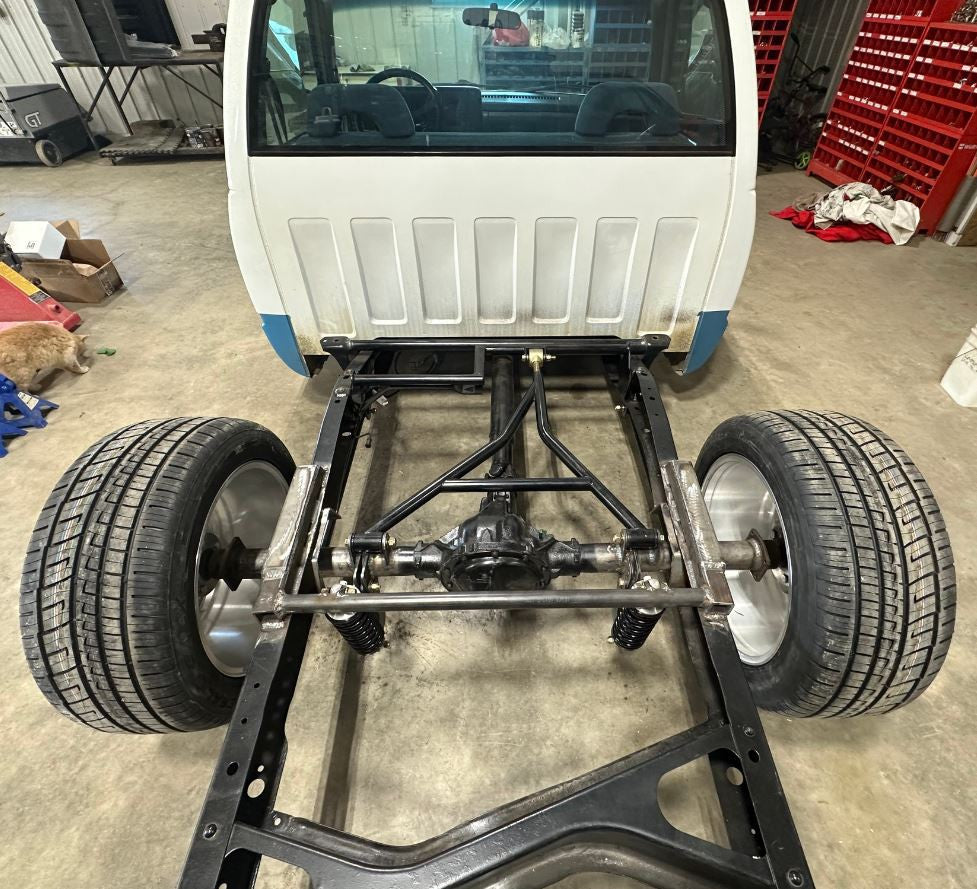 Stone Fab Rear Coilover Kit installed