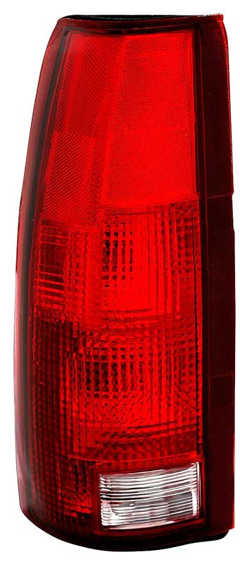 1988-2002 Chevy/GMC C/K Pickup, Tahoe, Yukon Tail Lamp Lens and Housing Assembly - w/ Sockets & Bulbs, LH Driver Side