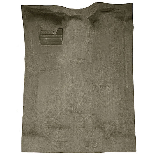 1988-2002 Chevy/GMC Extended Cab Truck w/o Rear AC Complete Molded Carpet Set - Medium Beige, Cutpile (T1204628)