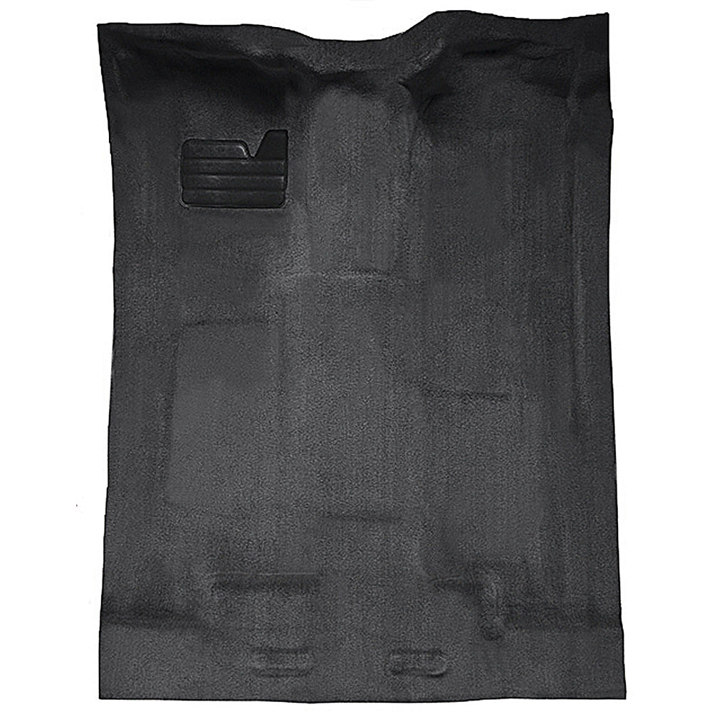 1988-2002 Chevy/GMC Extended Cab Truck w/o Rear AC Complete Molded Carpet Set - Graphite, Cutpile (T1204633)