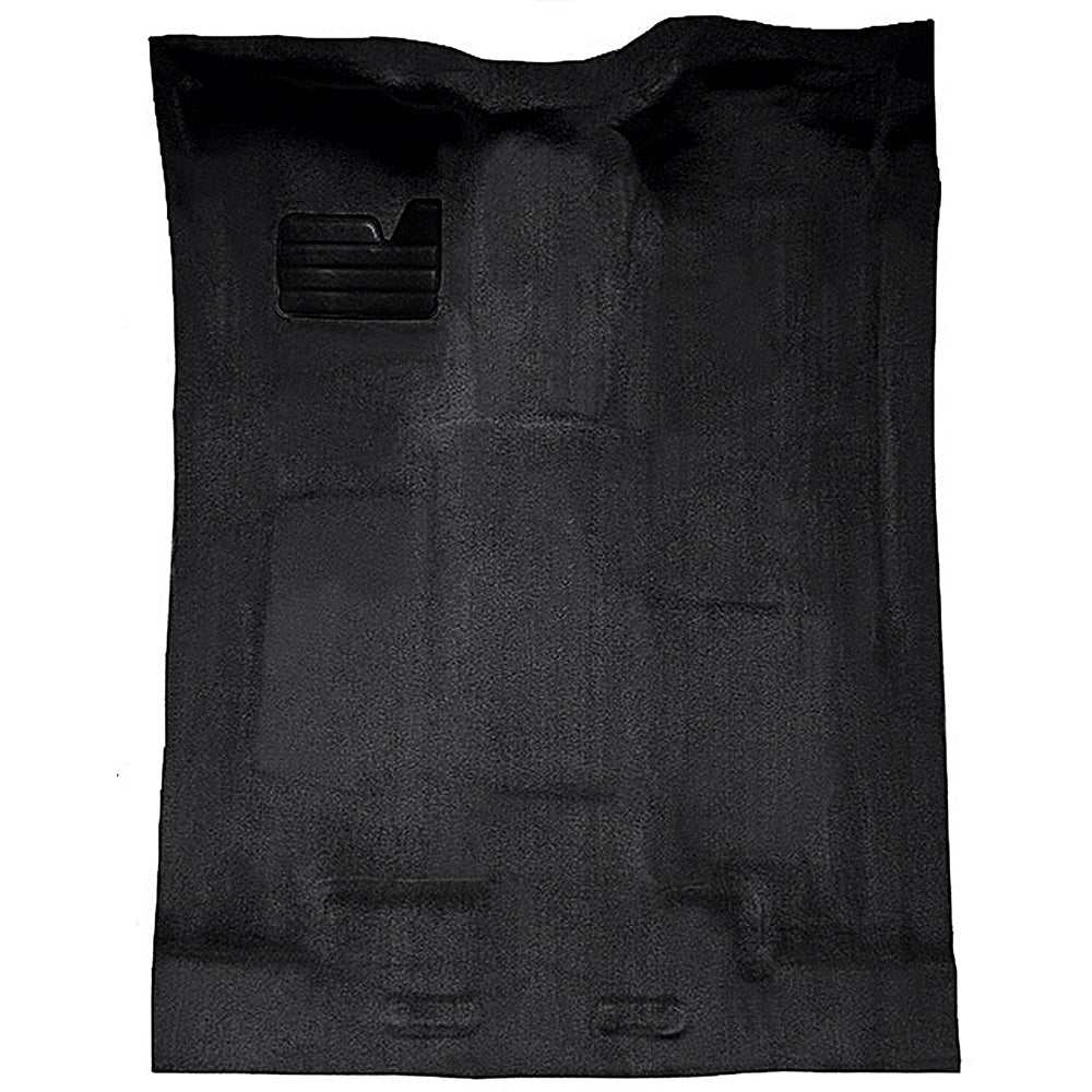 1988-2002 Chevy/GMC Extended Cab Truck w/o Rear AC Complete Molded Carpet Set - Charcoal, Cutpile (T1204657)