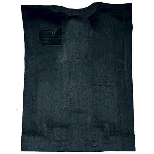 1988-2002 Chevy/GMC Extended Cab Truck w/o Rear AC Complete Molded Carpet Set - Midnight Blue, Cutpile (T1204665)