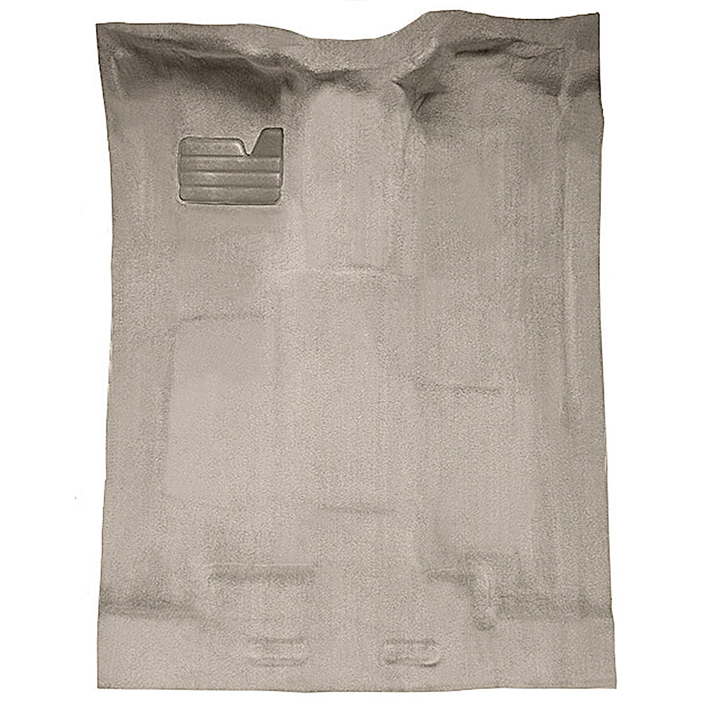 1988-2002 Chevy/GMC Extended Cab Truck w/o Rear AC Complete Molded Carpet Set - Silver, Cutpile (T1204668)