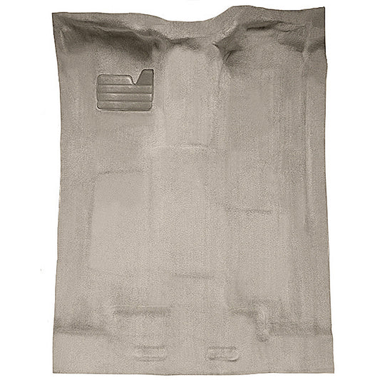 1988-2002 Chevy/GMC Extended Cab Truck w/o Rear AC Complete Molded Carpet Set - Silver, Cutpile (T1204668)