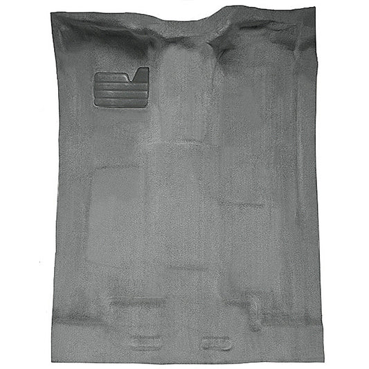 1988-2002 Chevy/GMC Extended Cab Truck w/o Rear AC Complete Molded Carpet Set - Medium Gray/Pewter, Cutpile (T1204683)