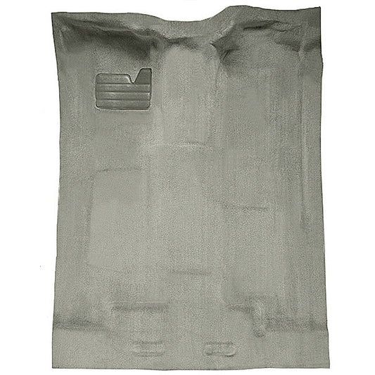 1988-2002 Chevy/GMC Extended Cab Truck w/o Rear AC Complete Molded Carpet Set - Med Sand Gray/Neutral, Cutpile (T1204694)