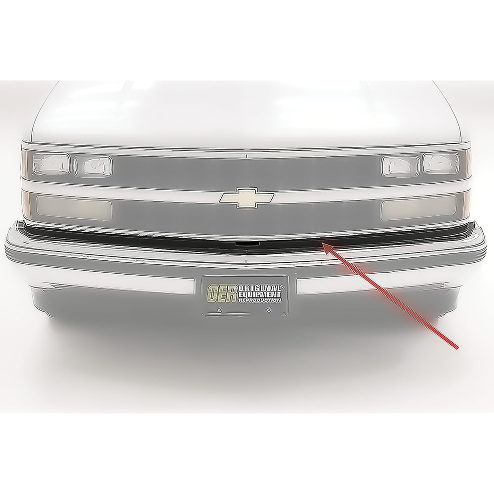 Front Bumper Center Filler Panel, view 3