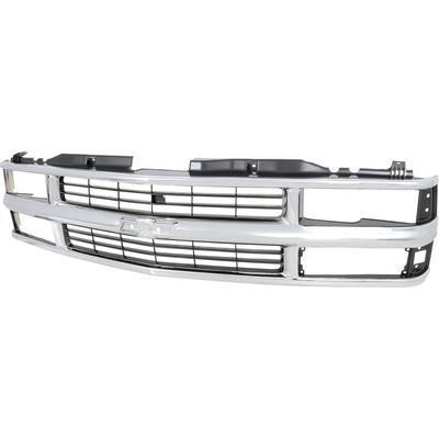 Front Grille Chrome Black