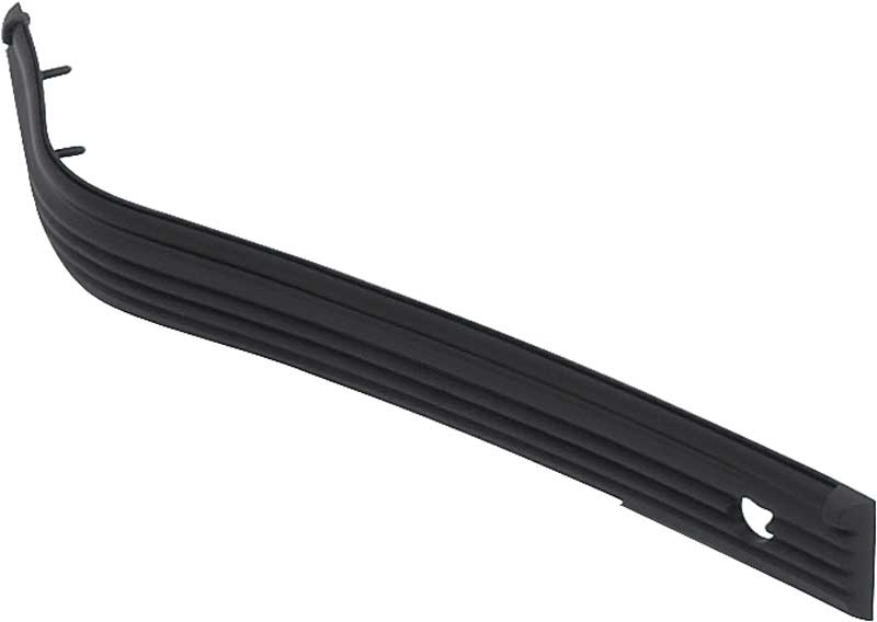 Front Bumper Impact Strip - Black, RH, diagram