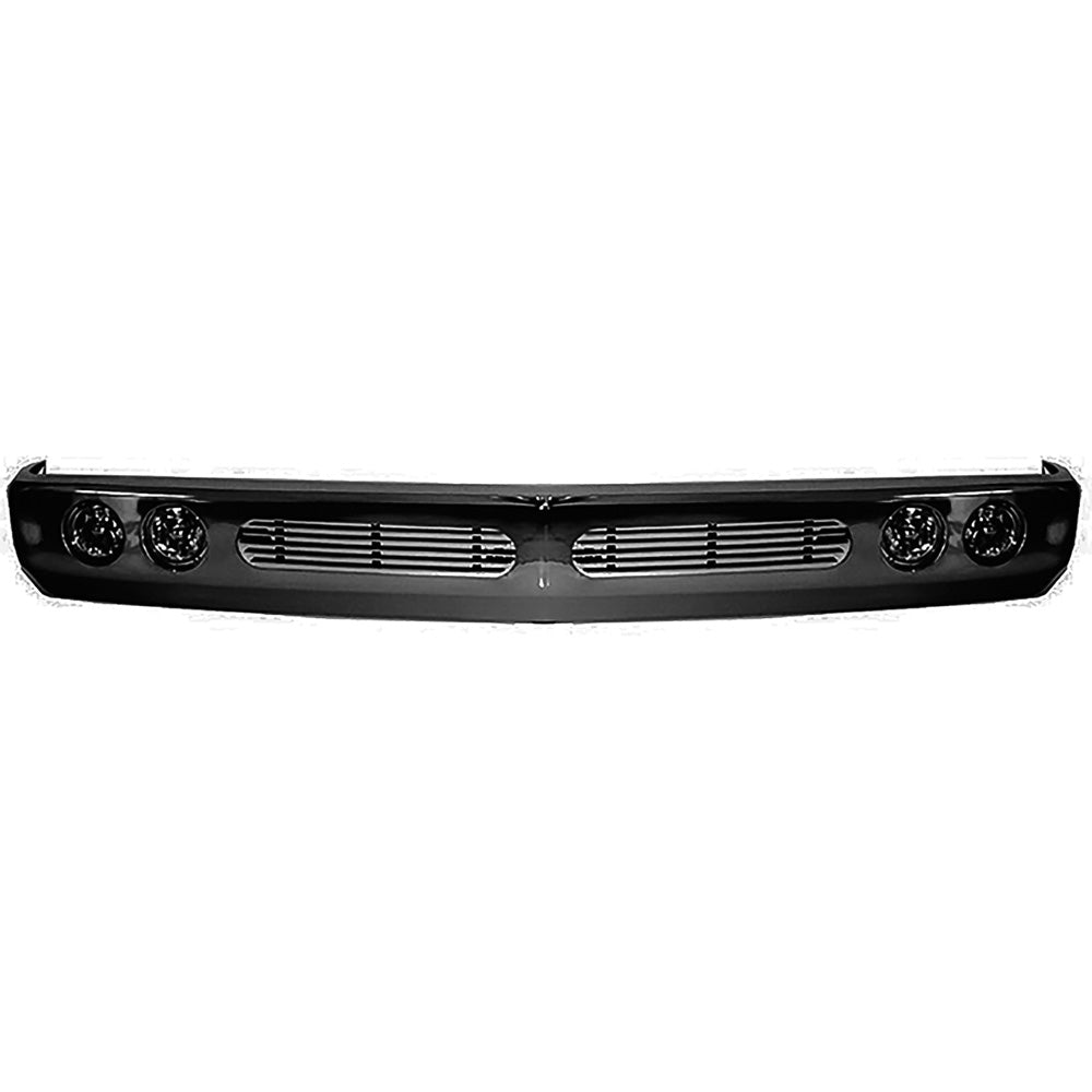 1988-98 Chevy/GMC Truck Front Bumper - Painted, With Driving & Fog Lamps, Dual Insert