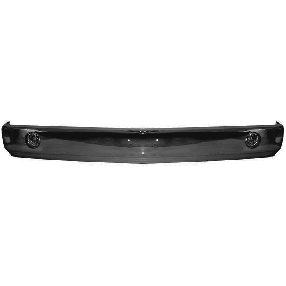 1988-98 Chevy/GMC Truck Front Bumper - Painted, With Fog Lamps & License Holes