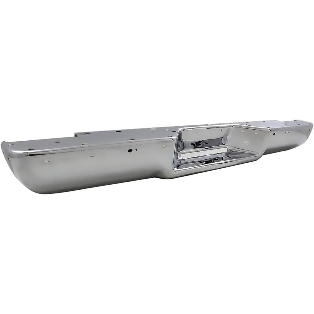 1988-2000 Chevy/GMC C/K GMT400 Stepside Pickup Rear Step Bumper Face Bar - Chrome