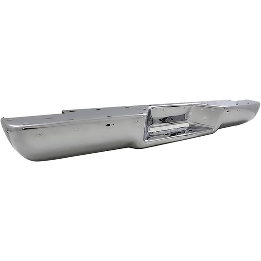 1988-2000 Chevy/GMC C/K GMT400 Stepside Pickup Rear Step Bumper Face Bar - Chrome