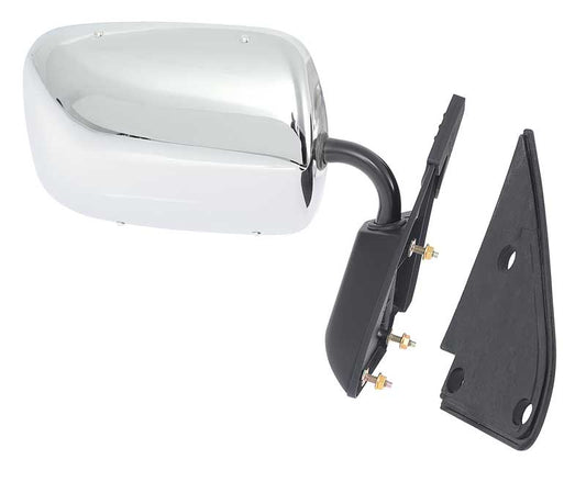 Manual Outer Door Mirror - Chrome, RH, view 2